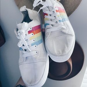 Rainbow shoes